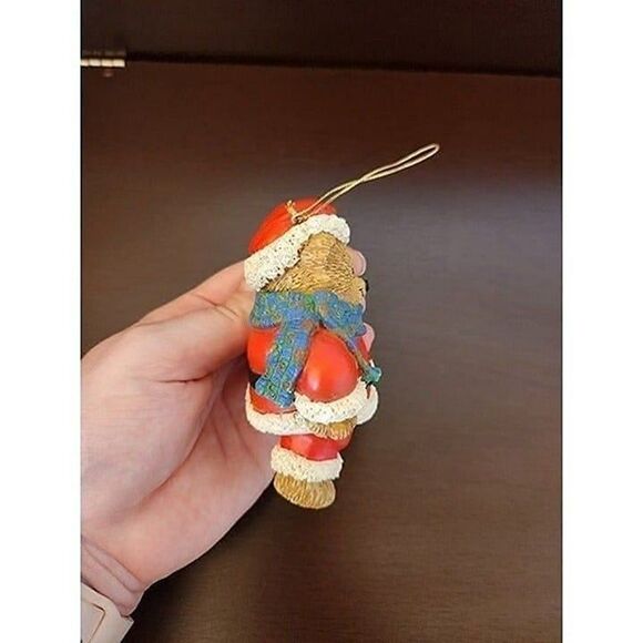 Vintage Snowman and Santa Bear Christmas Ornaments - Picture 6 of 11